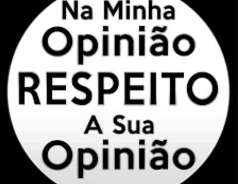 “Tenho o Direito à Minha Opinião”